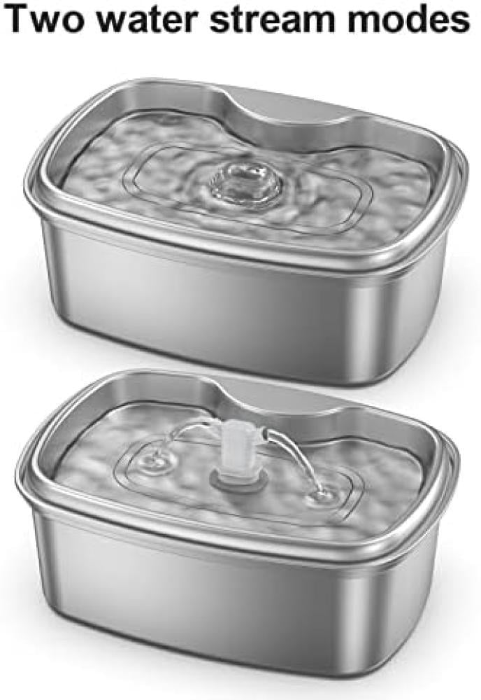 نافورة مياه ستيل  - 2لتر  -670z