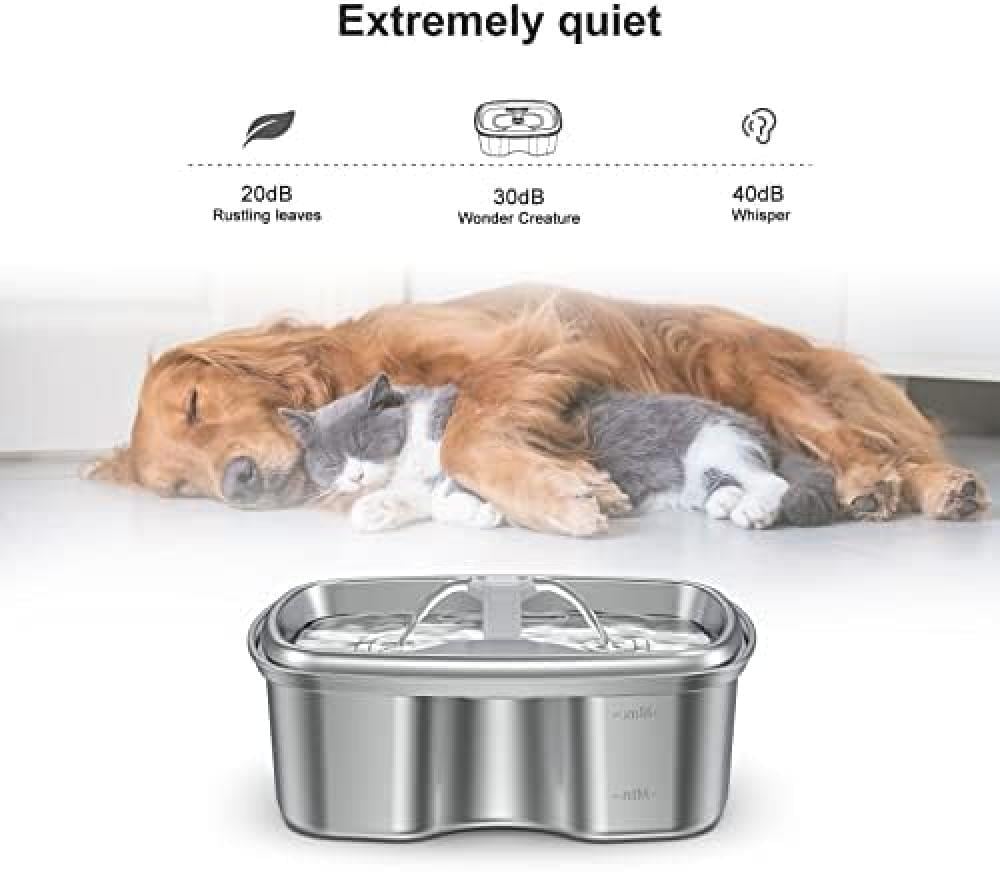 نافورة مياه ستيل  - 2لتر  -670z