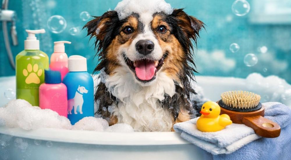 انواع شامبو الكلاب وكيف تختار الأنسب حسب نوع الجلد