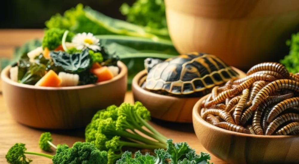 اختيار طعام السلاحف
