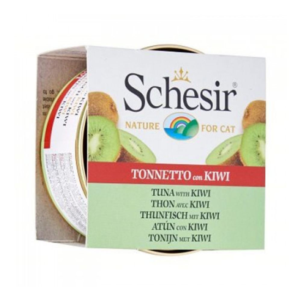 شيزر معلبات التونا مع الكيوي للقطط 85 جم