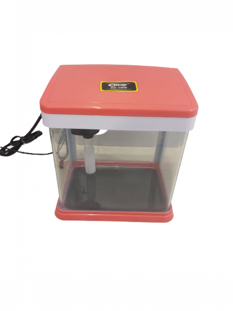 حوض سمك صغير مع فلتر - حجم صغير