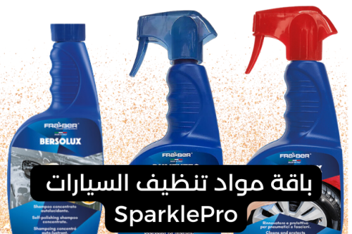 باقة مواد تنظيف السيارات SparklePro