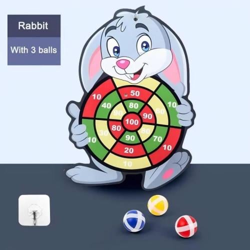 لوحة رمي السهام للاطفال مع كرات لاصقة مونتيسوري
