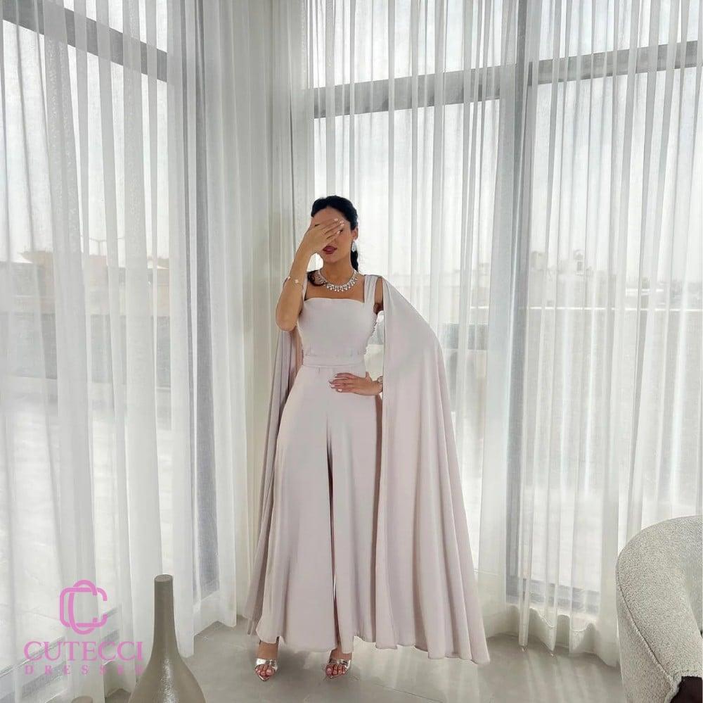 جمبوست لحمي مع شال طويل