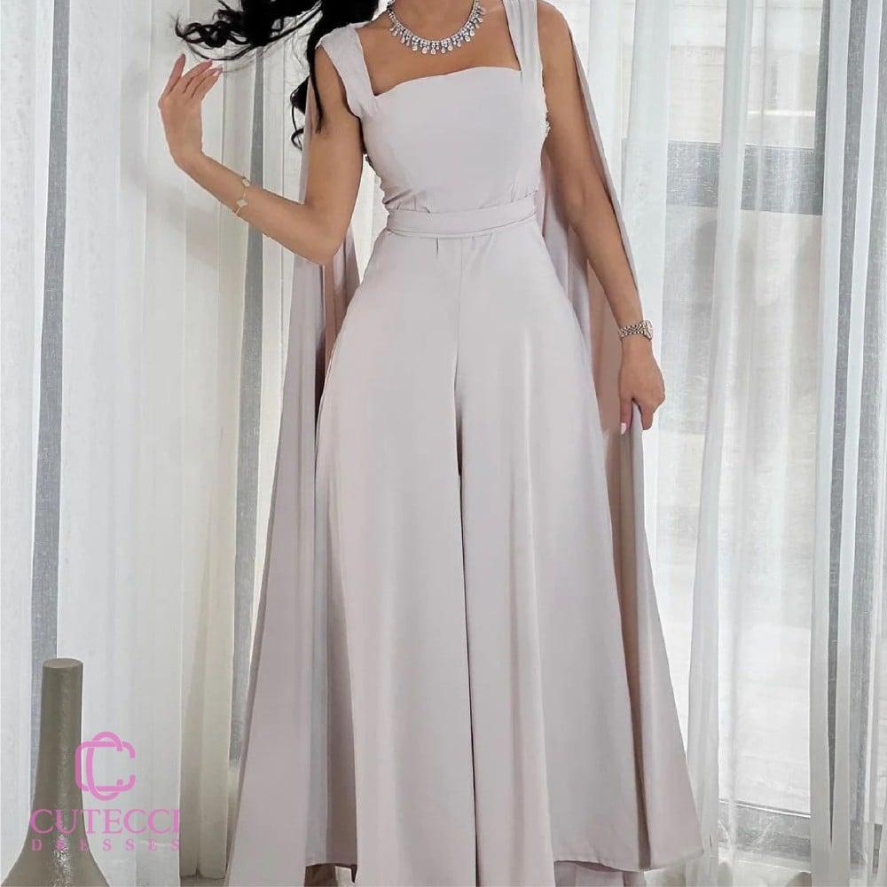 جمبوست لحمي مع شال طويل