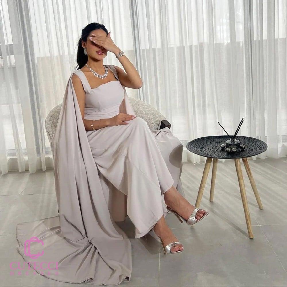 جمبوست لحمي مع شال طويل