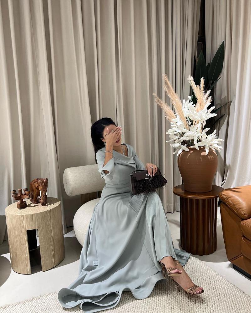 فستان سهرة كسرات