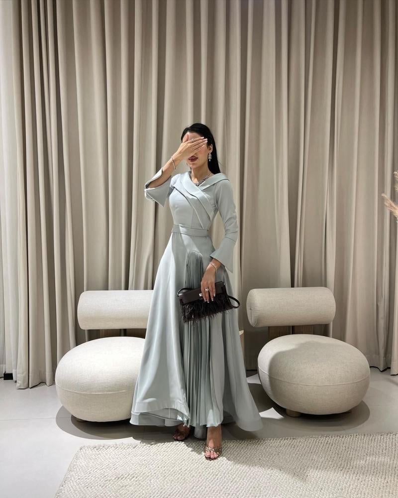 فستان سهرة كسرات