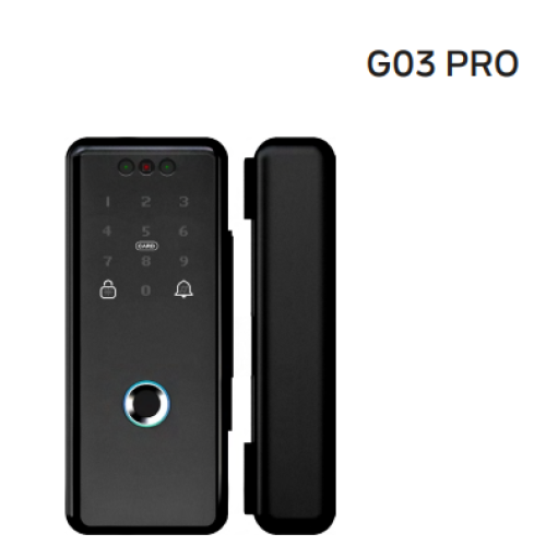 قفل ذكي باب للزجاج(GO3 PRO-GLASS)