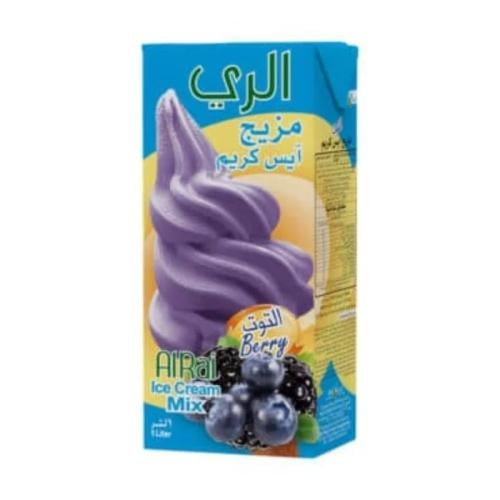 مزيج ايس كريم توت ازرق الري 1 لتر | Alri Blue Berr...