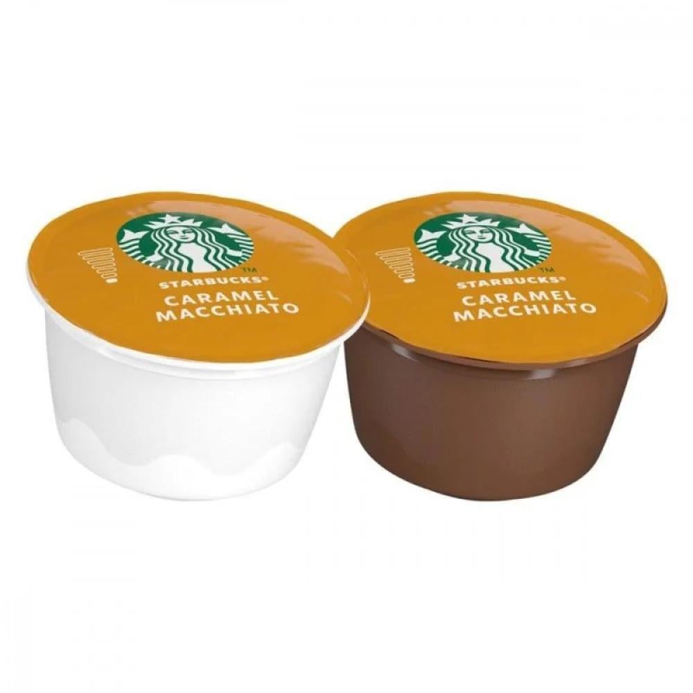 كبسولات ستاربكس دولتشي كراميل ماكياتو 3×12  |  Nescafe Dolce Gusto Starbucks Caramel Macchiato 3x12 Capsules