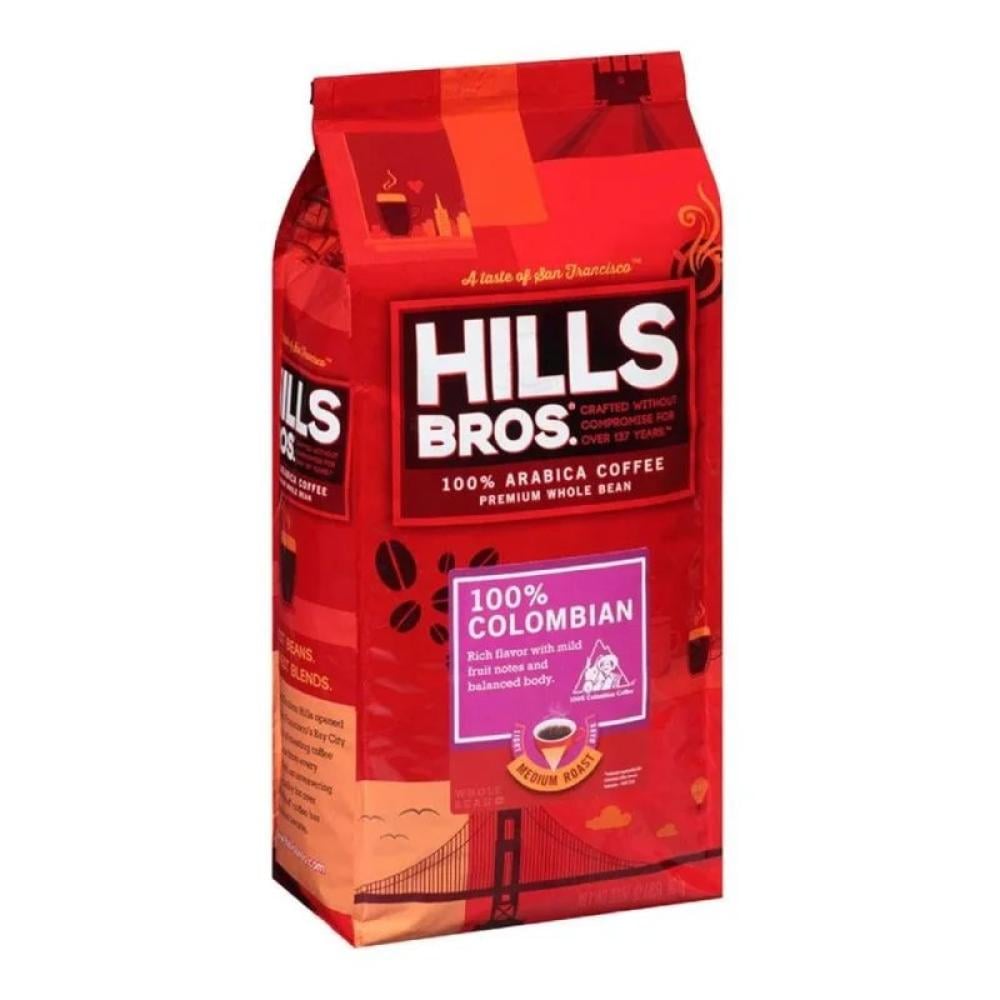قهوة كولومبي حبوب هيلز بروس تحميص وسط 907 جم  |  Hills Bros. Coffee Hills Bros.® Coffee - 100% Colombian 907 gm