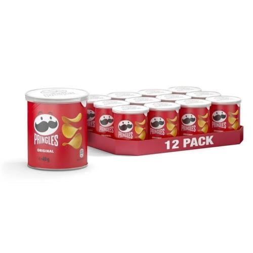 برنجلز اصلي احمر صغير 12×40 جم | Pringles Hot&Spic...
