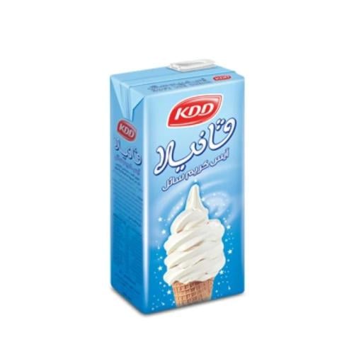 مزيج KDD فانيلا ايسكريم 1 لتر | KDD Vanilla Soft M...