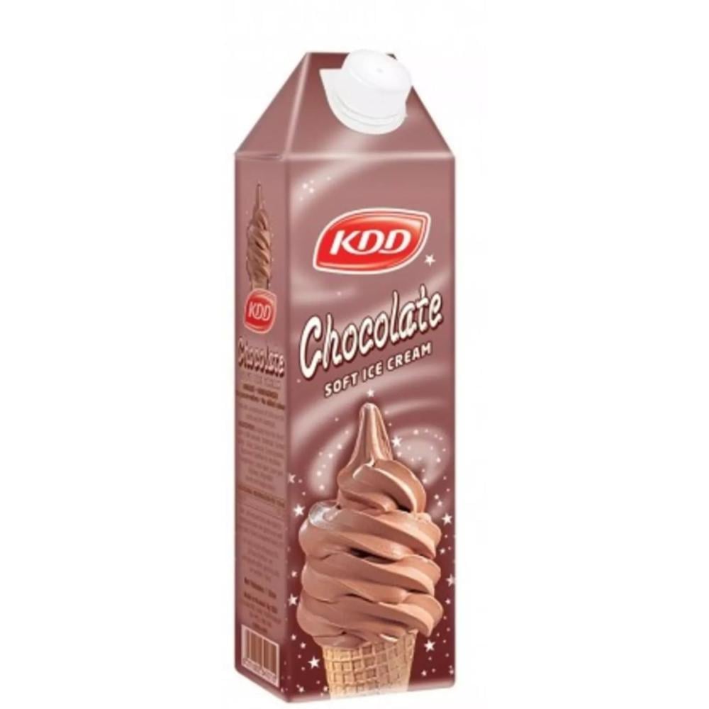 KDD 12 1 KDD Chocolate Soft Mix Ice Cream 12x1L