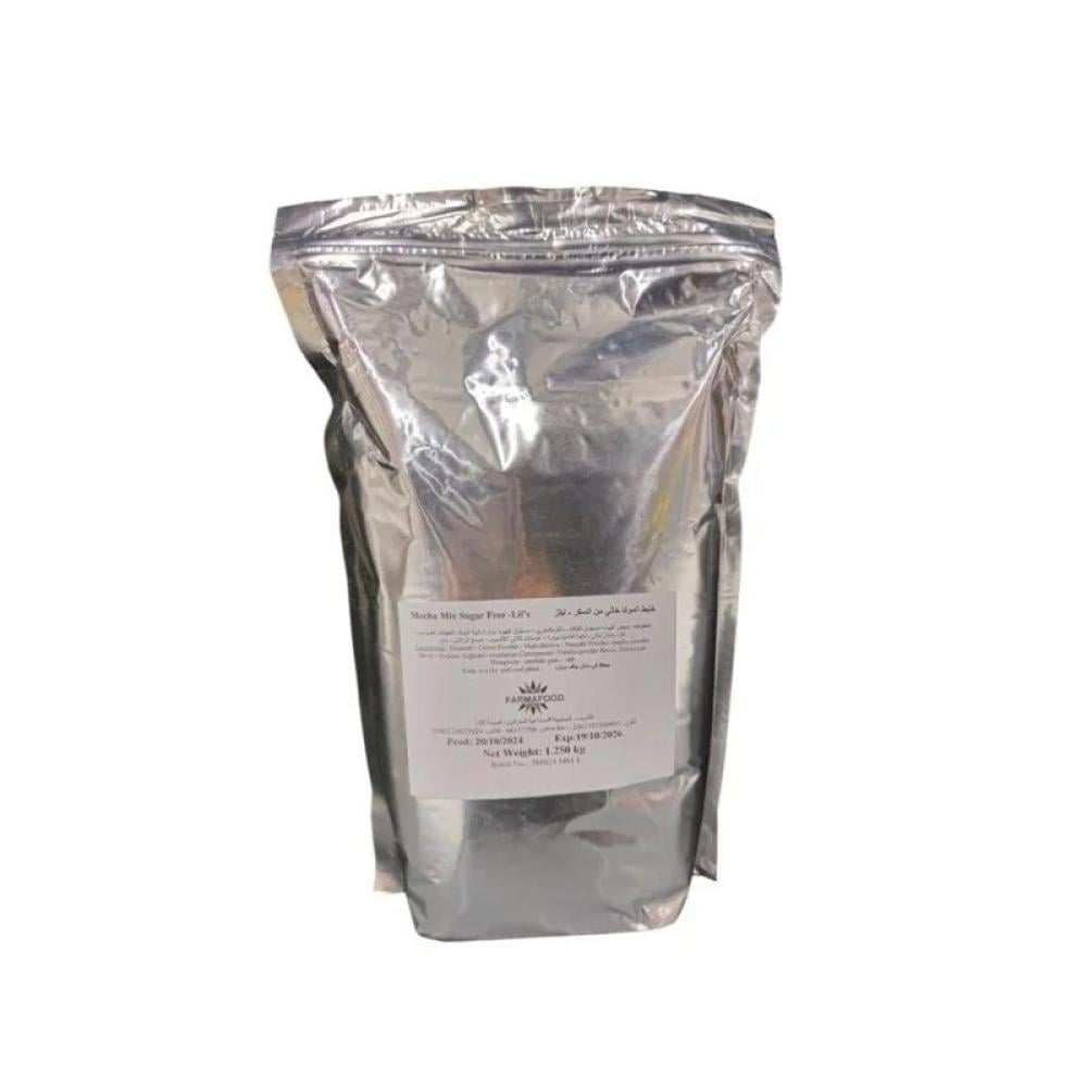 مسحوق موكا بدون سكر ليلز 1.250 كجم  |  Liles Mocha Mix Sugar free Powder 1250kg