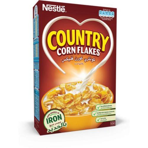 كونتري كورن فليكس 16×500 جم | Country Corn Flakes...