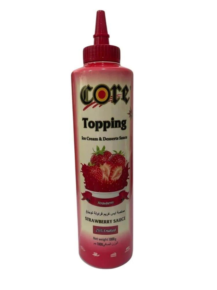 صوص فراولة توبينج فو 1 كجم  |  Fo Topping Strawberry Sauce 1kg