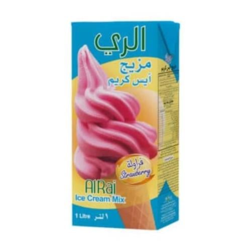مزيج ايس كريم فراولة الري 1 لتر | Alri Strawberry...