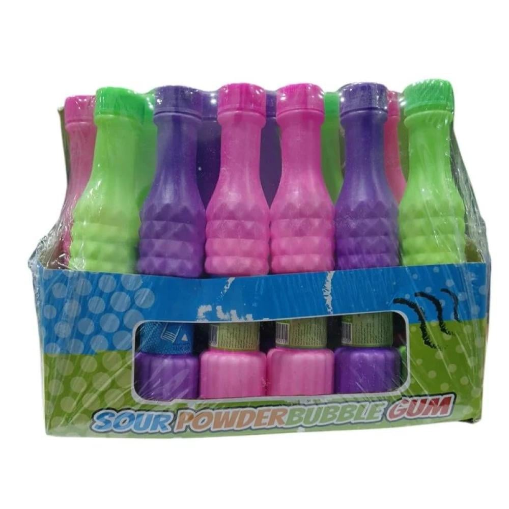 قوارير لبان فقاعات بودرة حامضة بوابات جديدة 48×16جم  |  New Gates Sour Powder Bubble Gum 48x16g