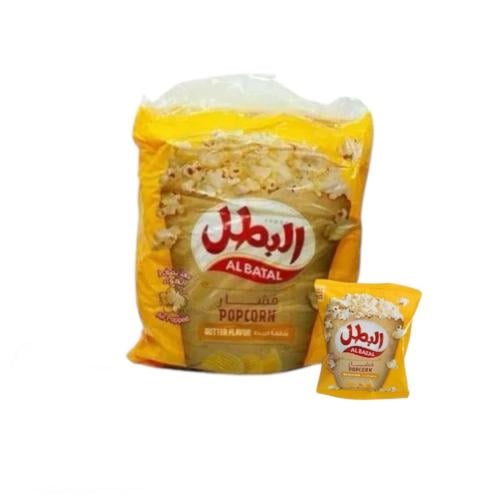 فشار البطل صغير زبده 18×14جم | Al Batal Popcorn Bu...