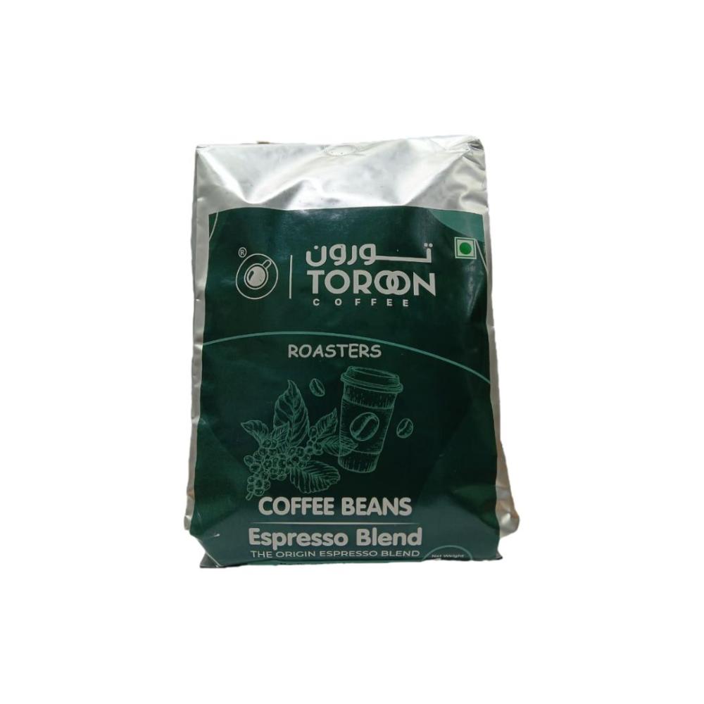 قهوة اسبريسو حبوب تورون 1 كجم  |  Toroon Roasted Coffee Beans Espresso Blend 1kg
