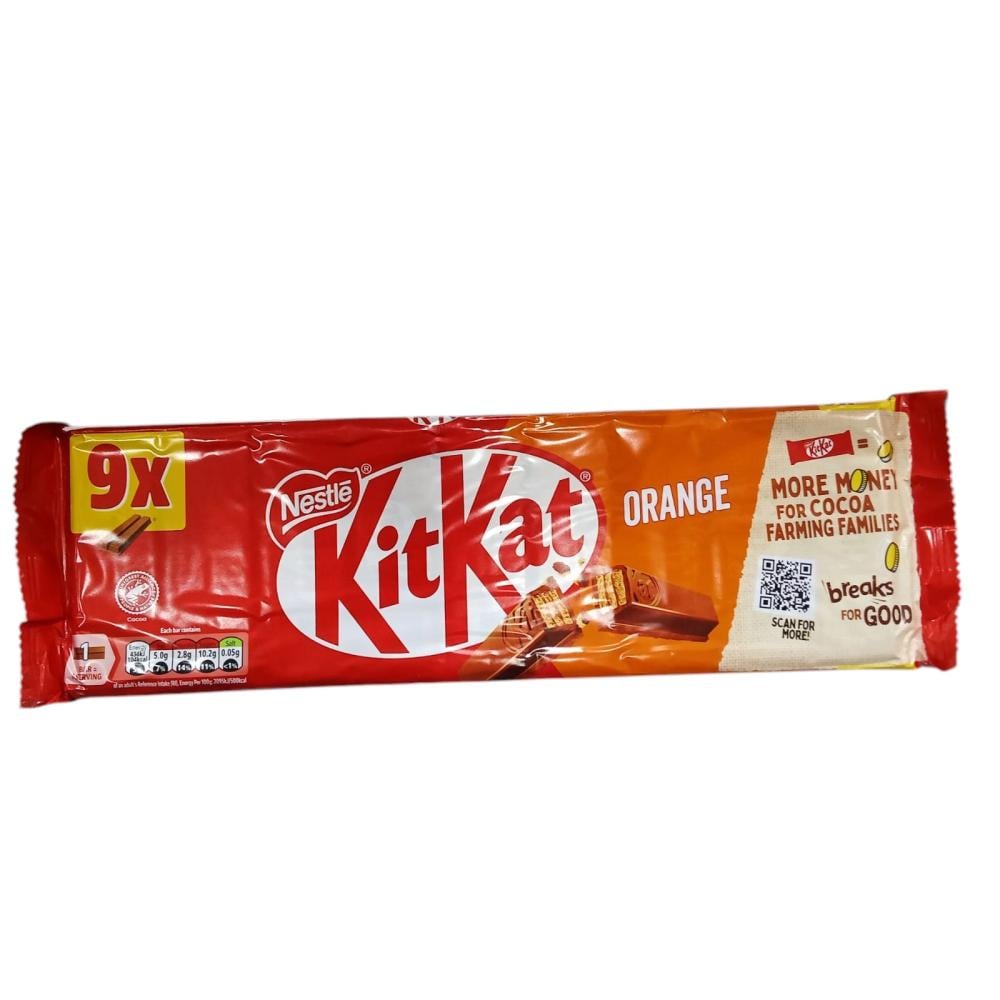 كت كات شريط انجليزي 9×20.7 جم  |  KitKat 2 Finger Milk Chocolate Biscuit Bar 9x20.7gm