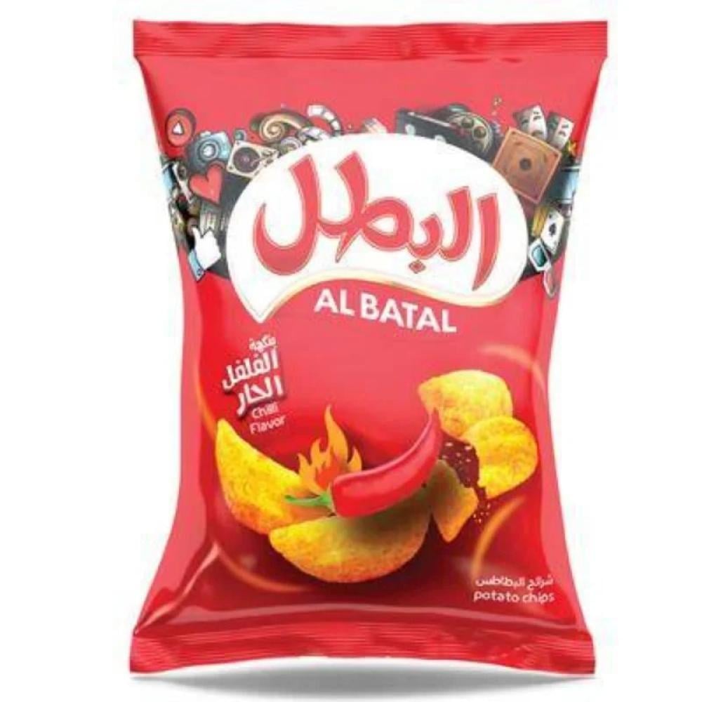 بطاطس البطل عائلي حار 110 جم  |  Al Batal Spicy Potatoes Family Size 110gm