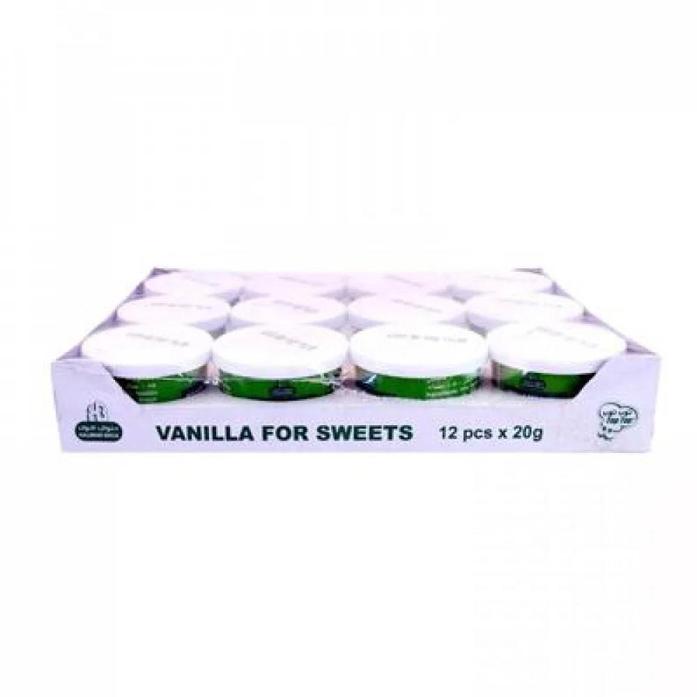 بودرة فانيليا للحلويات حلواني 12×20 جم  |  Halwani Fanilla Powder 12x20gm