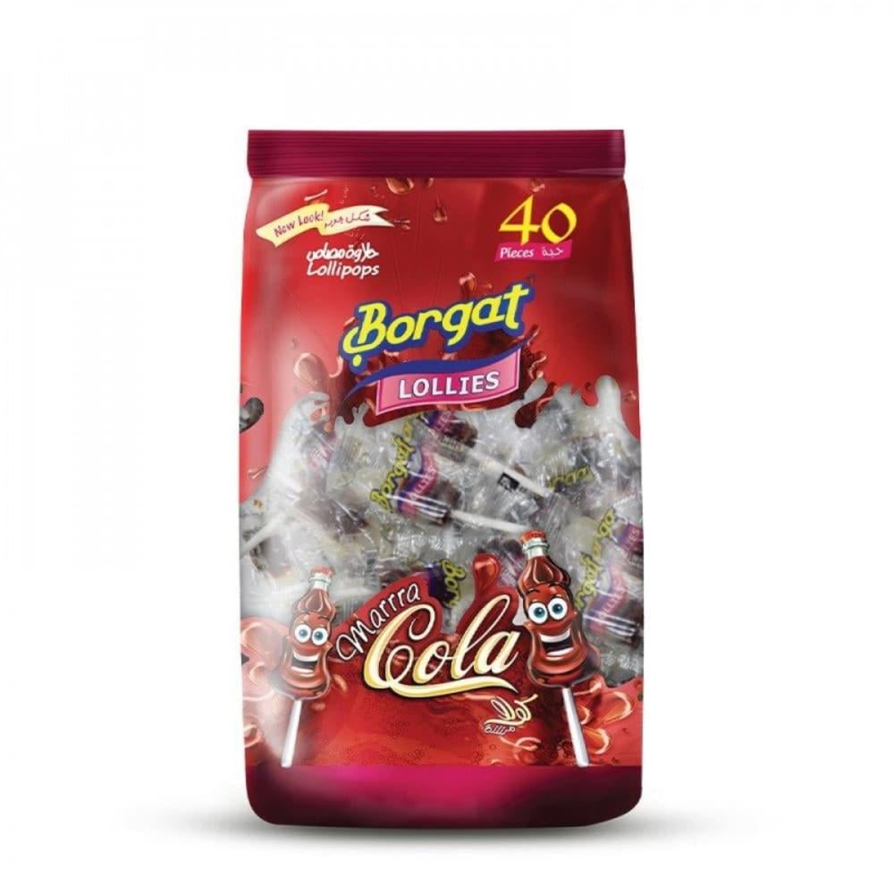 مصاص بورقات كولا كيس صغير 40×14جم  |  Borgat Lollipops Colla Small Bag 40x14gm