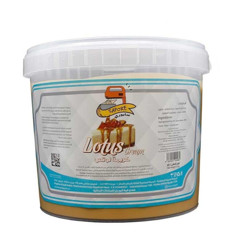 كريمة لوتس سابوري سطل 5 كجم  |  Sapore Lotus Cream Pail 5kg