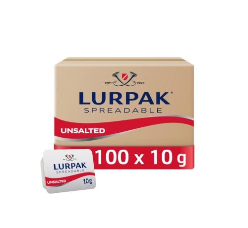 زبدة لورباك غير مملحة مني كوب 100×10 جم | Lurpak B...