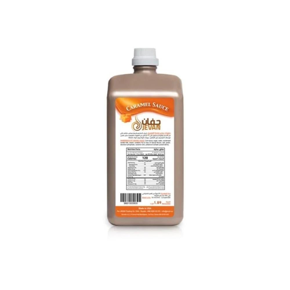 صوص صلصة كراميل جفان 1.89 لتر  |  Jevan Caramel Sauce 1.89L