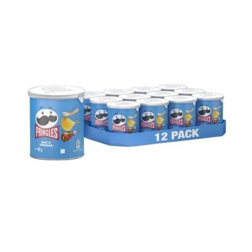 برنجلز خل وملح صغير 12×40 جم | Pringles Salt & Vin...