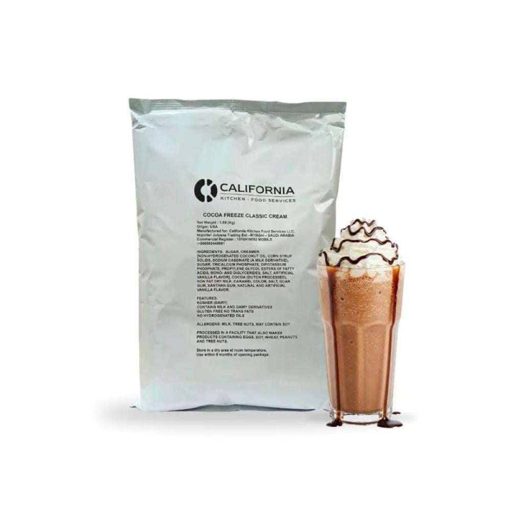 بودرة كريمة كاكاو كلاسيك مثلجة كاليفورنيا 1.59 كجم  |  California Cocoa Freeze Classic Cream 1.59kg