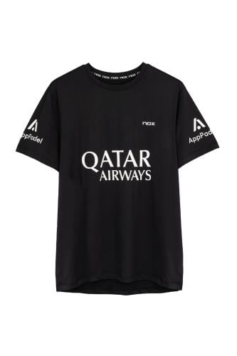 T-shirt Nox Agustin Tapia Sponsors AT10 Black 2024