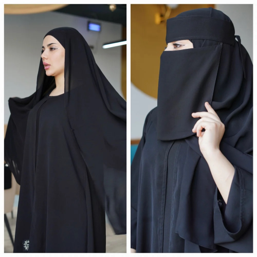 طرحة ربط و نقاب ملكي
