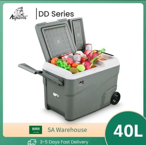 Alpicool DD40 40L ثلاجة السيارة 12 فولت ضاغط الثلا...