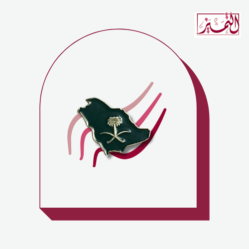 ستكر على شكل خريطه السعوديه