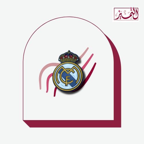 ستيكر حديد على شكل نادي ريال مدريد الإسباني