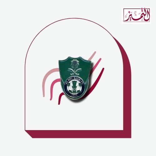 ستيكر حديد على شكل نادي الأهلي السعودي