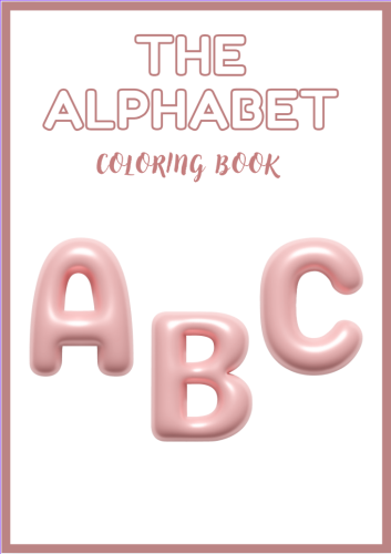 كتاب تلوين وتعليم THE ALPHABET