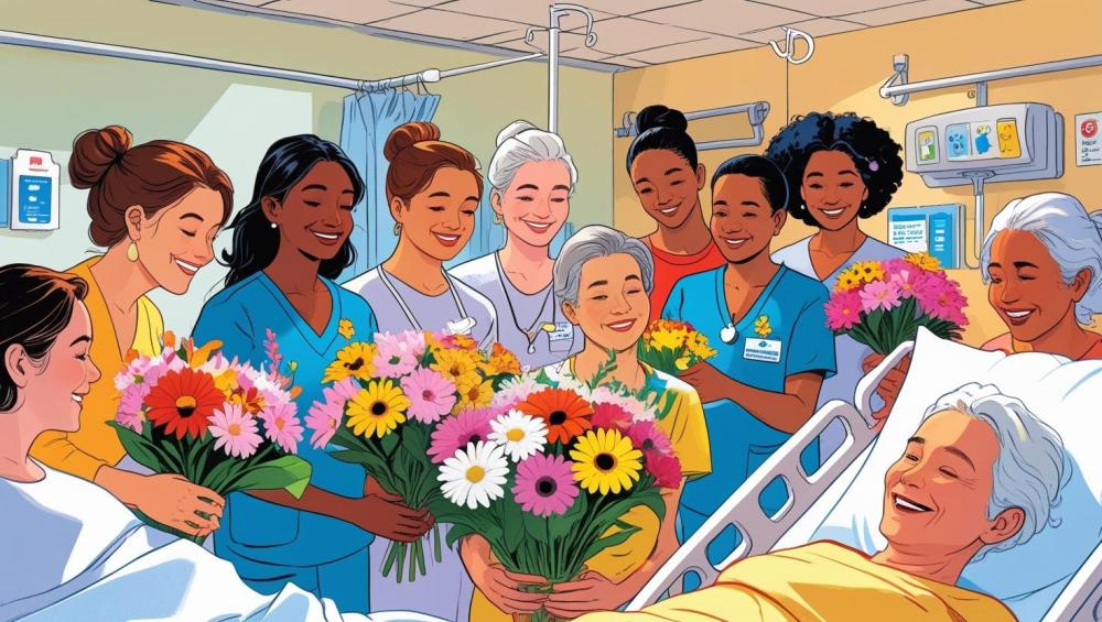 توصيل باقات ورد للمستشفيات – القواعد والنصائح