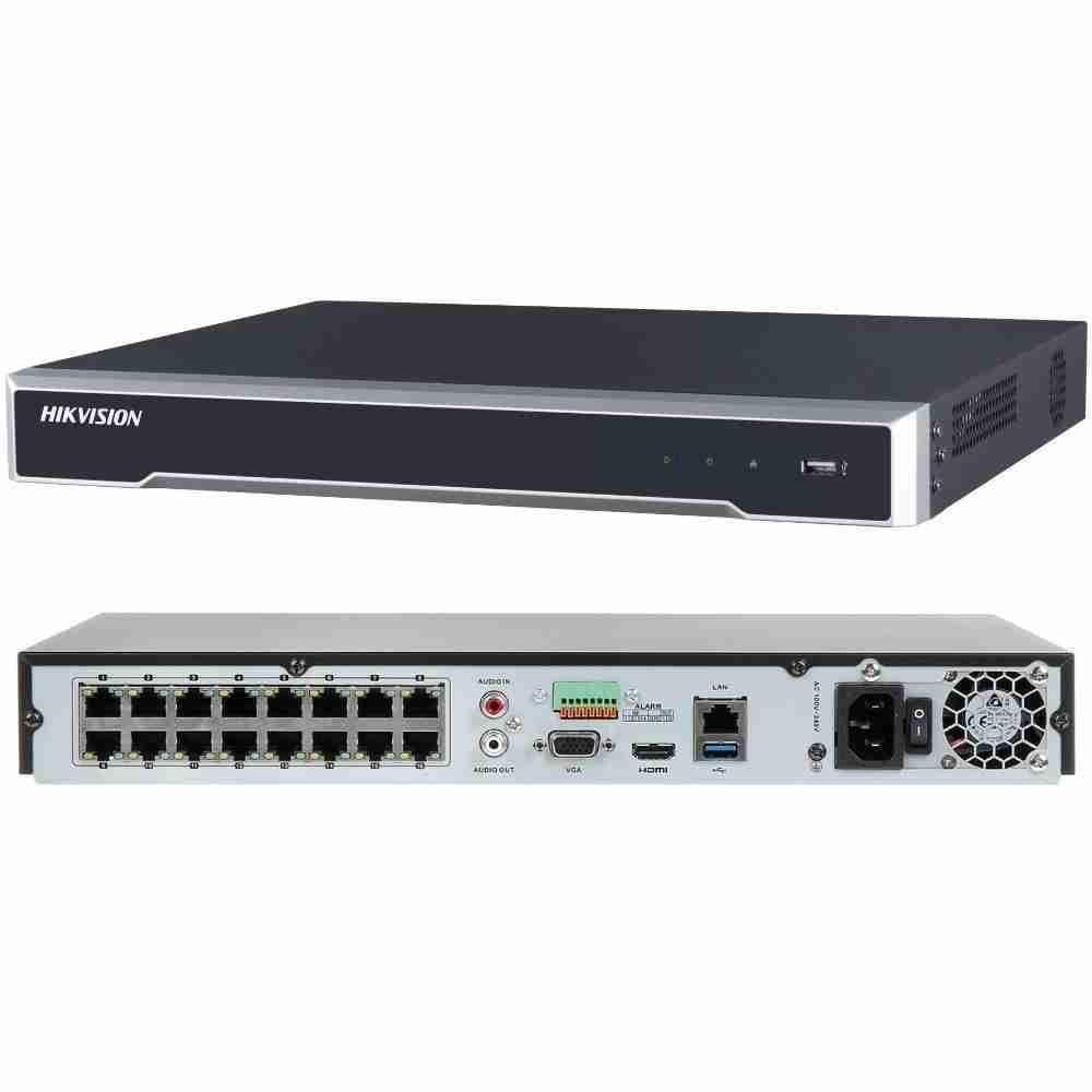 Hikvision 8-channel NVR with 8 PoE ports