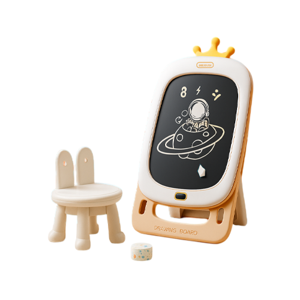 سبورة أطفال تعليمية مع كرسي