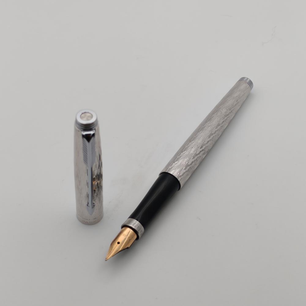 قلم Parker 75 Ciselé Chrome