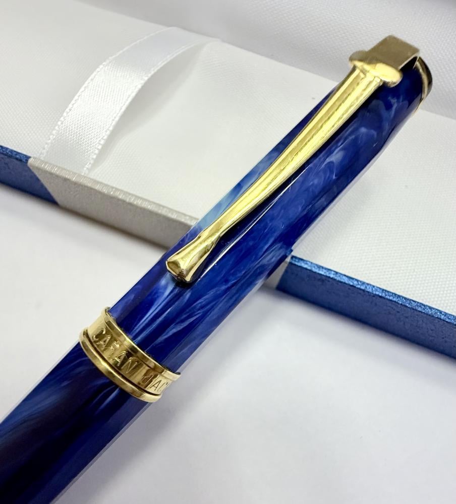 قلم كاران داش - إكوينكس أزرق رخامي