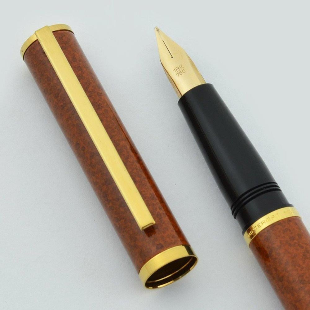 قلم وتر مان حبر ريشه من الذهب عيار 18K