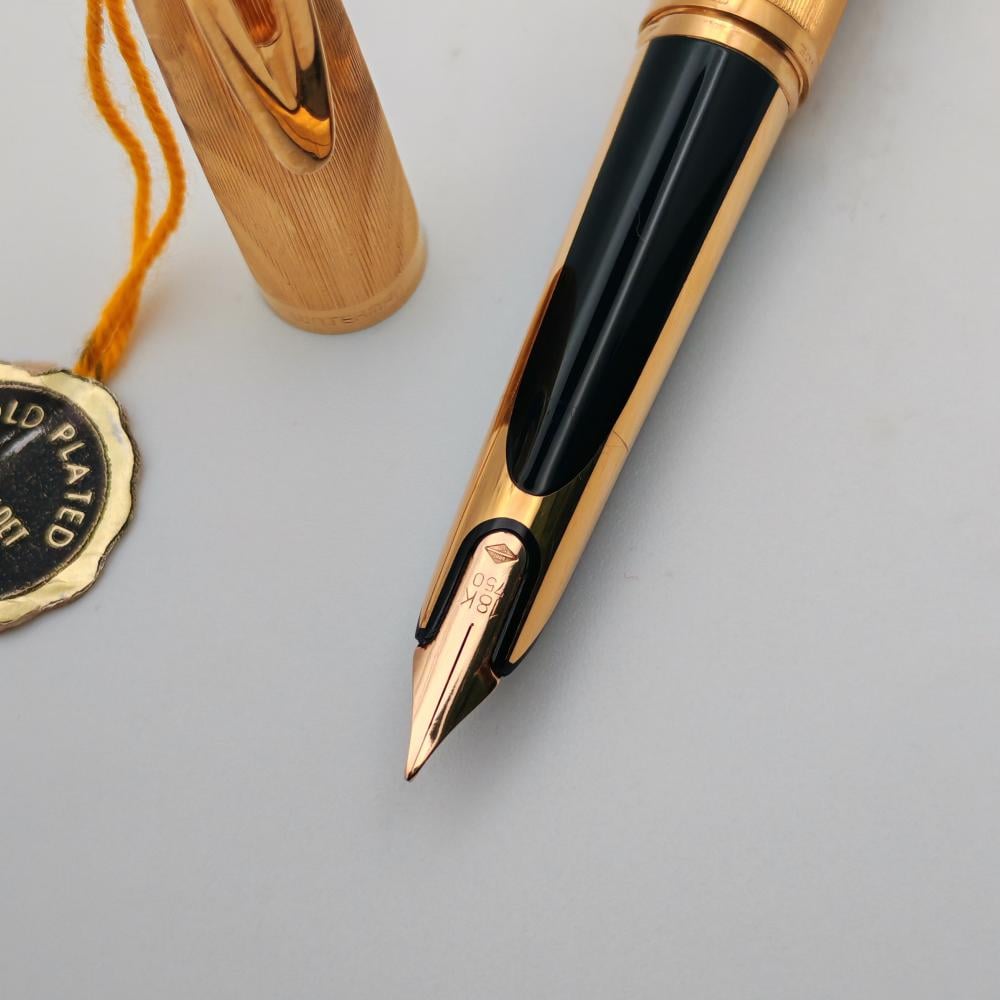 قلم واترمان CF ذهبي فاخر – ريشة ذهبية 18K